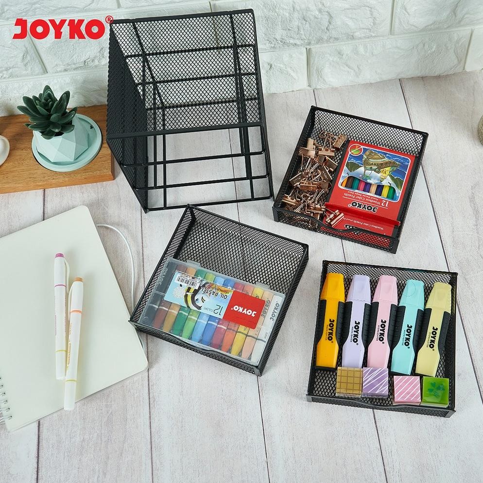 

TERLARIS Desk Set Pen Holder Tempat Alat Tulis Jaring Jala Joyko DS-27 eqw-68