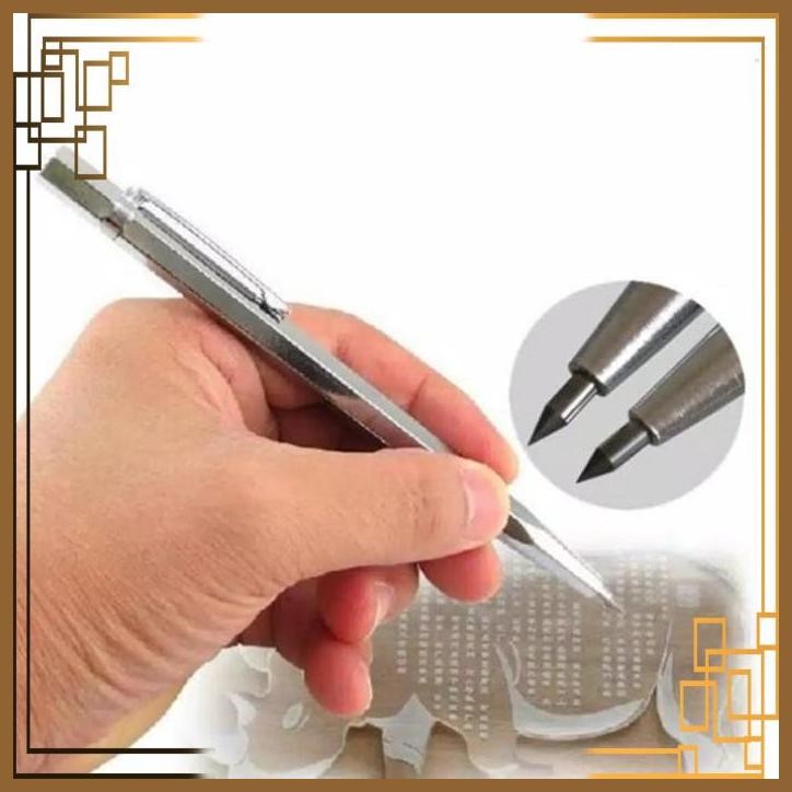 

[WMG] Ukir Pena Kaca Tungsten Carbide Pen Carve Glass Engraver