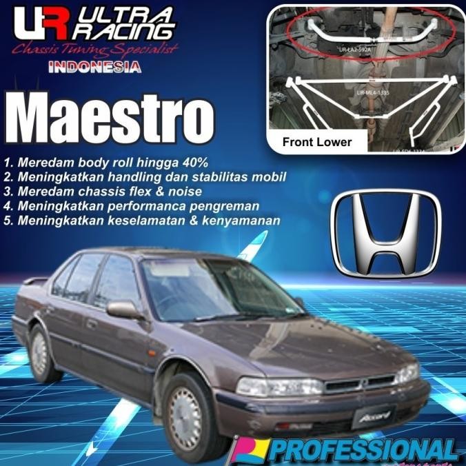 Aksesoris Stabiliser Strutbar Ultra Racing Front Lower Accord Maestro