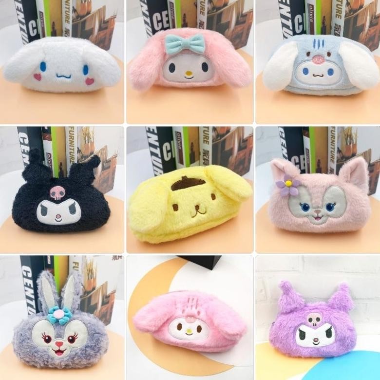 

BISA COD Pencil Case 2 Resleting Tempat Pencil Karakter Tempat Pencil Boneka is-23