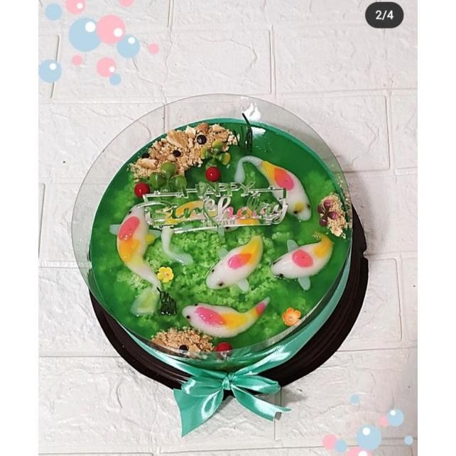 

PROMO Hampers puding lumut ikan koi/hamper puding coconut pandan/kado ulang tahun/souvenir kado natal imlek lebaran idul fitri/ birthday cake/puding ultah murah/hantaran Ur37