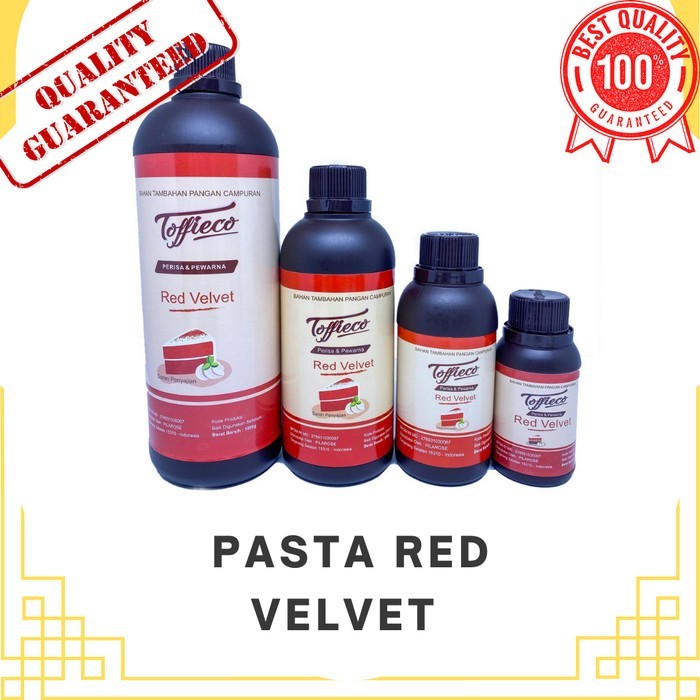 

Perisa dan Pasta Red Velvet Toffieco 250 Gram