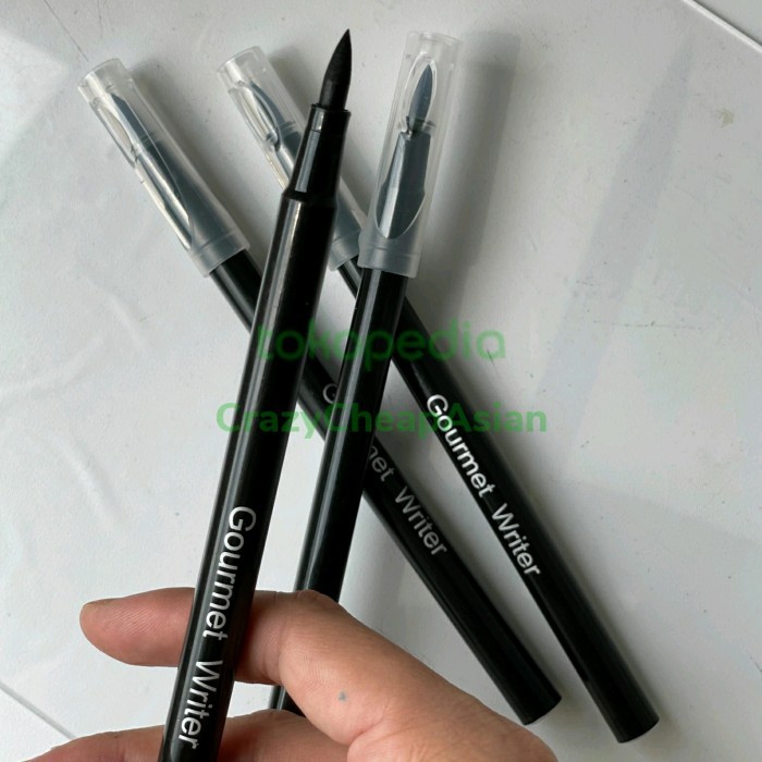 

EDIBLE PEN / EDIBLE MARKER / SPIDOL EDIBLE / WARNA HITAM/ 1 Pcs