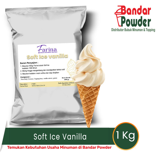 

Bubuk Soft Ice 1 Kg - Serbuk Es Cream - Bandar Powder