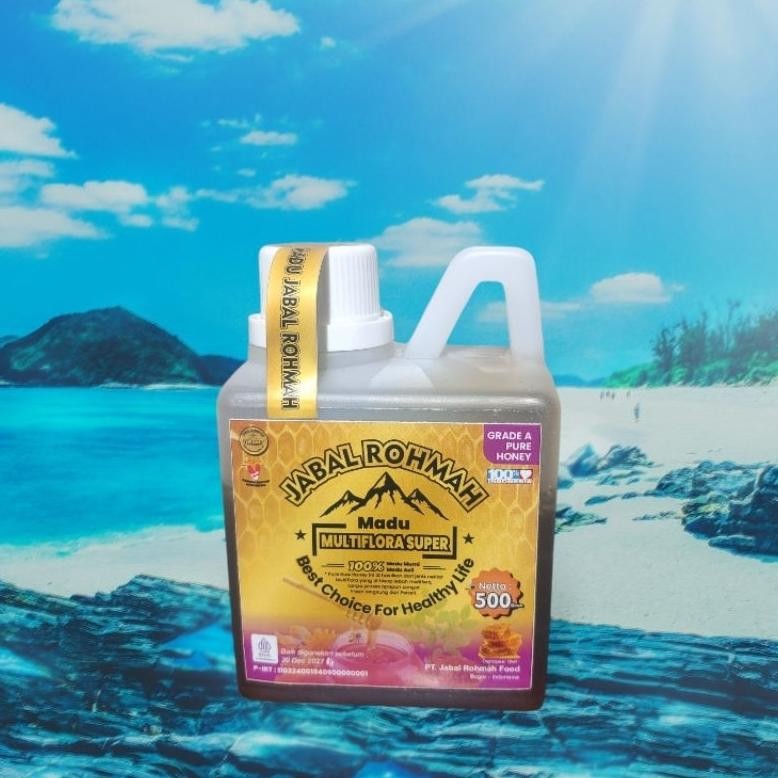 

Madu Multiflora Super 500 Gram Jabal Rohman - Madu Asli Segar Murni 100% Grade A Honey