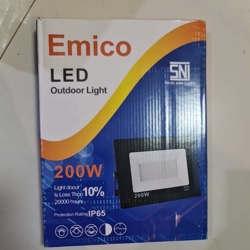 Cup Sorot Emico/Kap Sorot Emico/Lampu Kap Sorot LED Sinar Putih/Kuning Emico