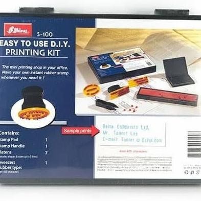 

Stempel Shiny S-100 S100 Stamp Printing Kit Diy Tersedia