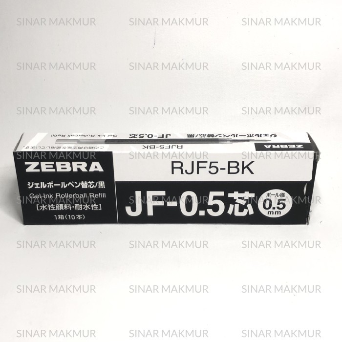

Ready Refill Pen / Isi Pulpen Sarasa 0.5 ZEBRA JF-0.5 (PAK)