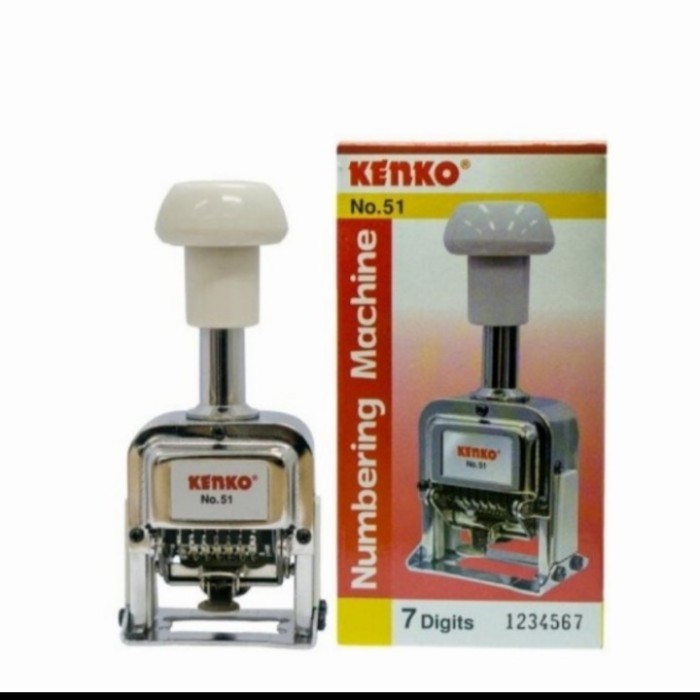 

Ready Numbering machine 7 digit kenko N.51