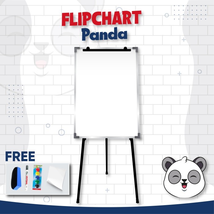 

Ready Flipchart Magnetic - Papan Presentasi - Papan Tulis Kertas - 70x100cm