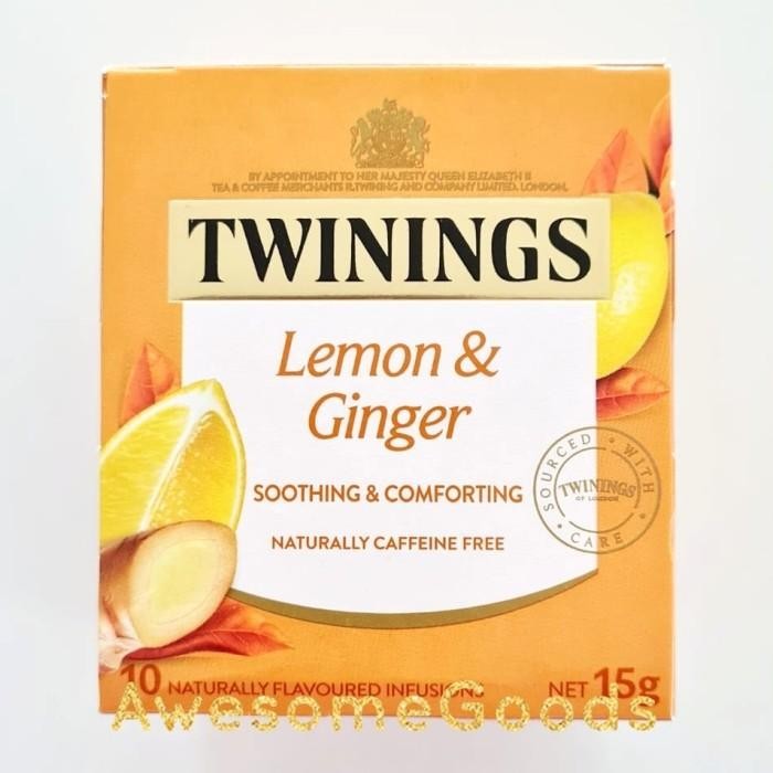 

Twinings Lemon & Ginger 10 Tea Bags