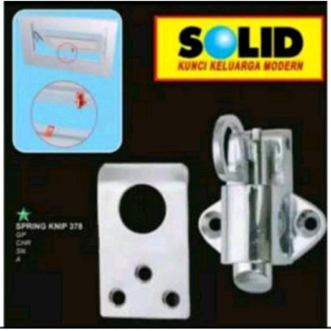 Spring Knip Solid Bulat/Kunci Jendela Solid/Slot jendela Solid