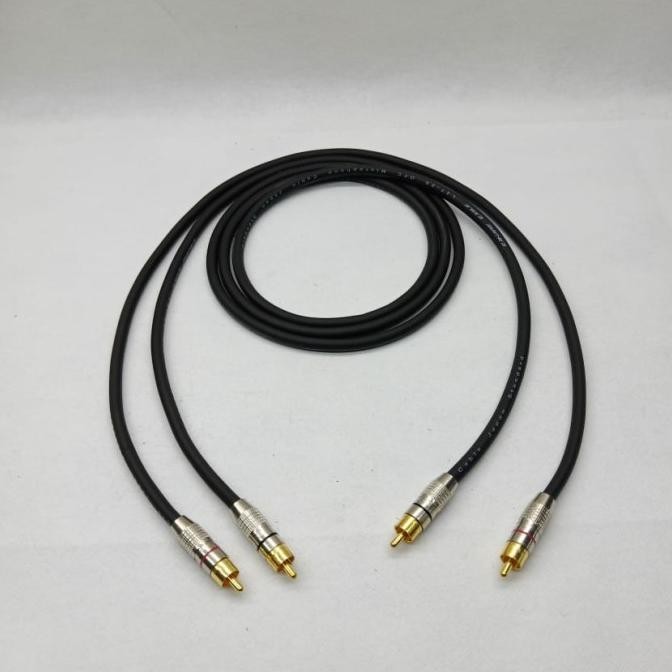 Kabel Canare Rca 1Mtr Rca To Rca 2Jalur Bagus Terbaik
