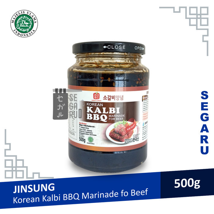

Sale Jinsung Korean Bbq Kalbi Bulgogi Marinasi Sauce Halal 500 Gram