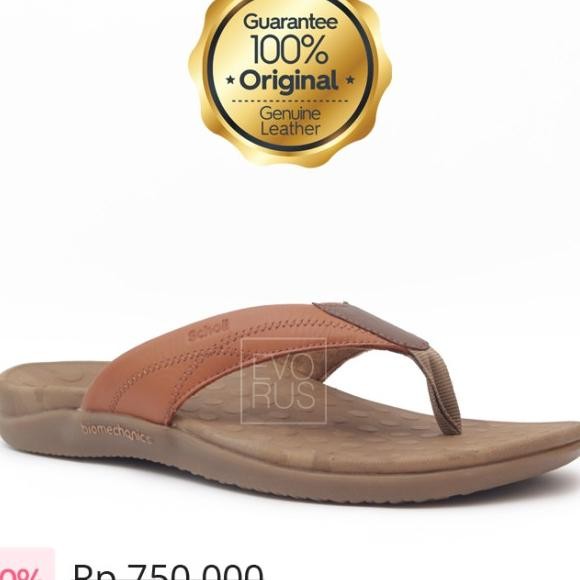 Scholl Biomechanics Lb52 Brown Scholl Sandal Kulit