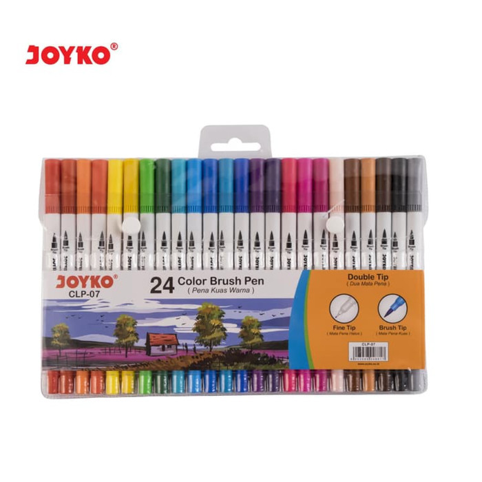 

Ba Color Brush Pen Pena Kuas Warna Joyko Clp-07 24 Warna Color