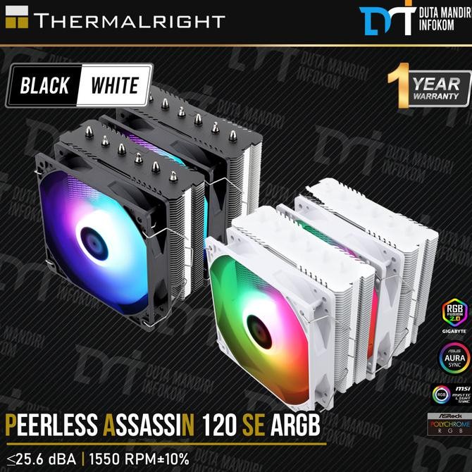 READY ThermalRight Peerless Assassin 120 SE ARGB - Dual Air CPU Cooler