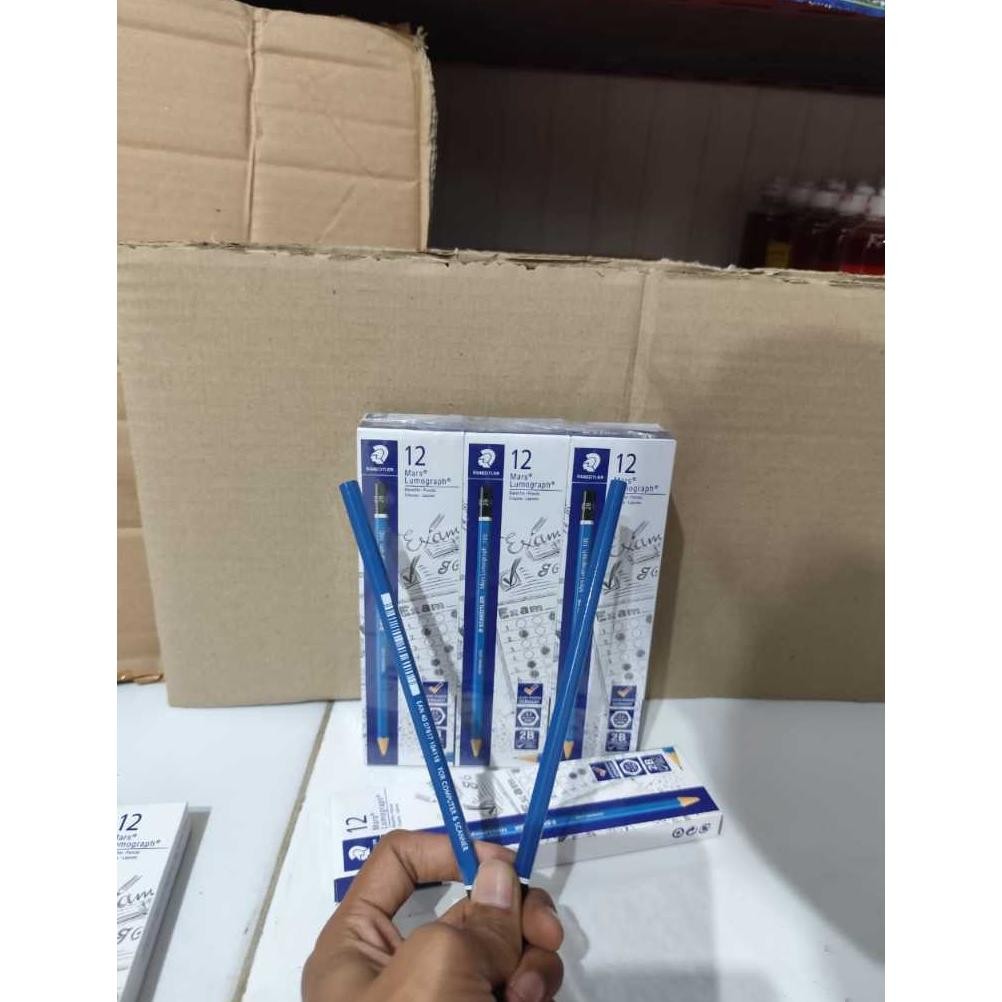 

PAKET HEMAT PENSIL 2B STAEDTLER MARS LUMOGRAPH 6 PACK (72 PCS) - PROMO