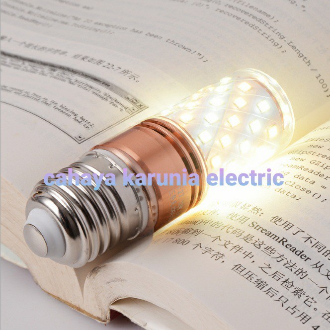 lampu bohlam jagung fitting E27 / E14 LED 3 warna cahaya - CORN BULB - e14