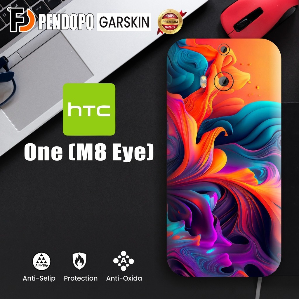 Premium Protection Garskin Htc One (m8 Eye) Stiker Custom (2PCS) Bisa COD
