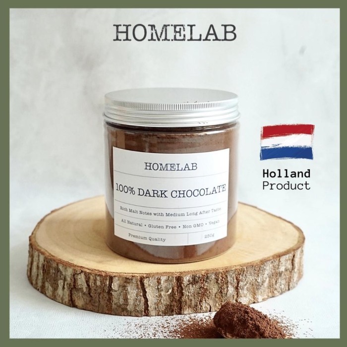 

MURAH HOMELAB 100% DARK CHOCOLATE POWDER / BUBUK COKLAT ASLI PREMIUM