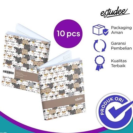 

Sale Estudee Buku Tulis J Kwarto 58 Isi 10 - Fancy Pattern