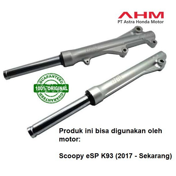 Jona Shock Depan Set Assy Scoopy Esp K93 Donat Ring 12 Asli Ori Ahm Honda