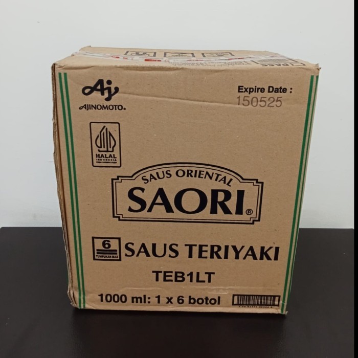 

Dijual!!! Saori Saus Oriental Teriyaki Botol 1 Liter / Karton 1000Ml ( 1 X 6 Botol )