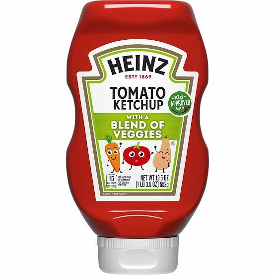 

Dijual!!! Heinz Tomato Ketchup Blend Of Veggies 552Gr