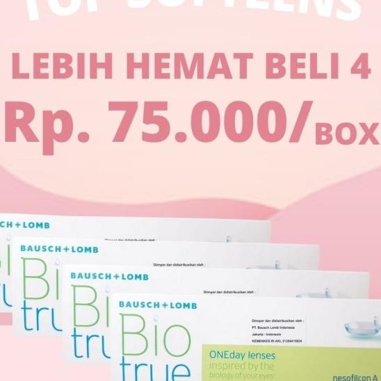 Softlens Bening Harian Bio True Daily 10 Keping
