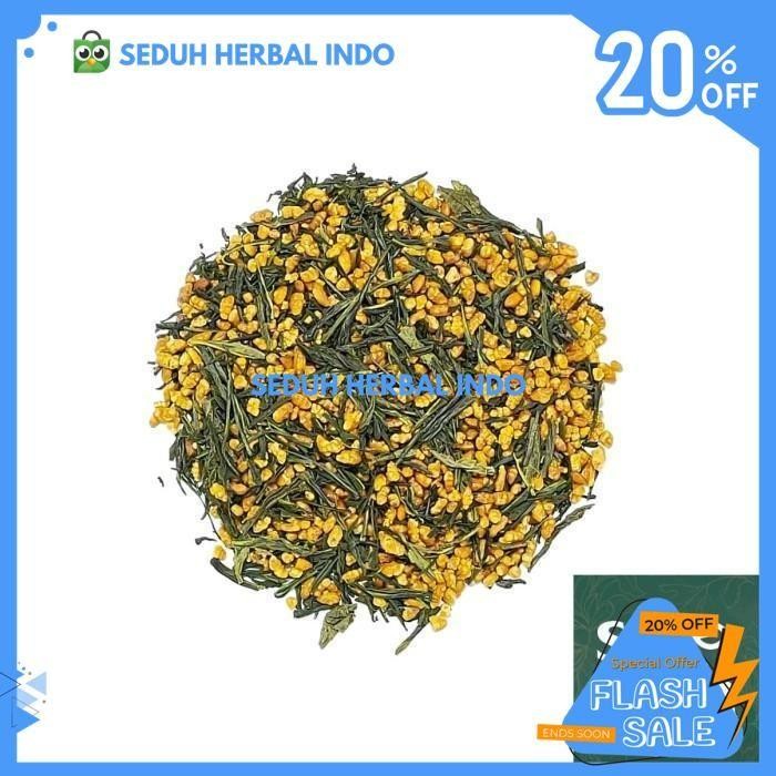 

TEH GENMAICHA / JAPANESE ROASTED BROWN RICE SENCHA GREEN TEA 60 GRAM