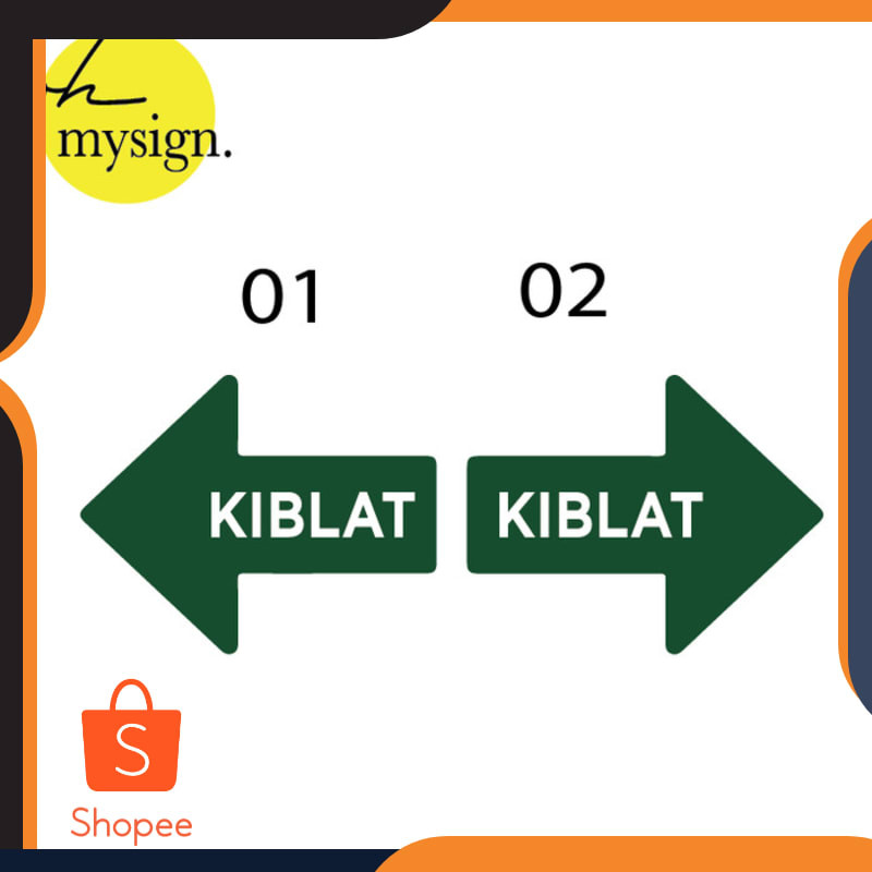 

Terlaris SIGN KIBLAT ACRYLIC TIMBUL / KIBLAT LABEL SIGN Keren