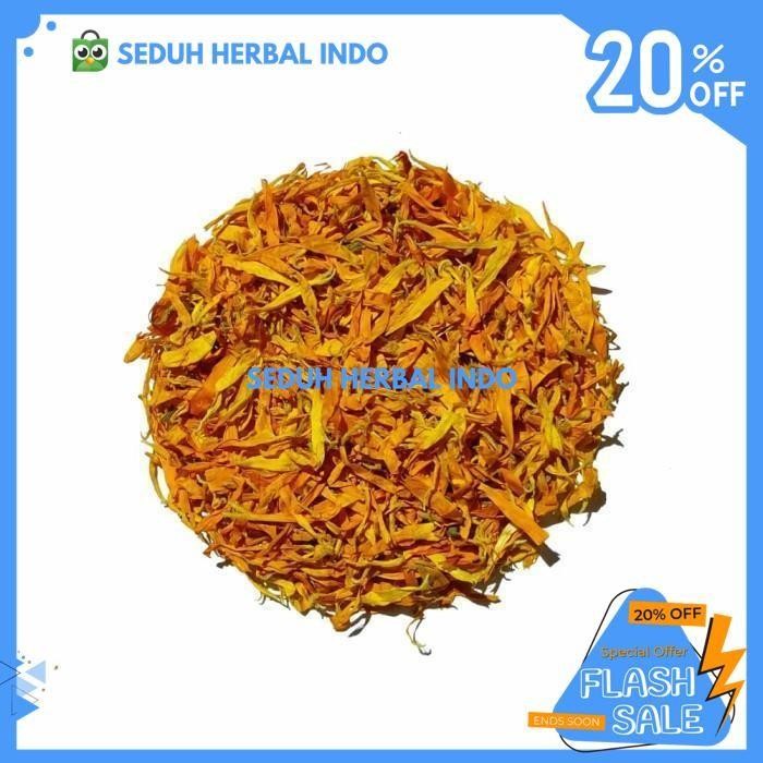 

TEH BUNGA KELOPAK MARIGOLD / ORANGE CALENDULA FLOWER TEA 1 KG GRATIS