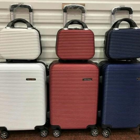 KOPER FIBER POLO VIENNA/KOPER CABIN SIZE 20 INCH+ BEAUTY CASE