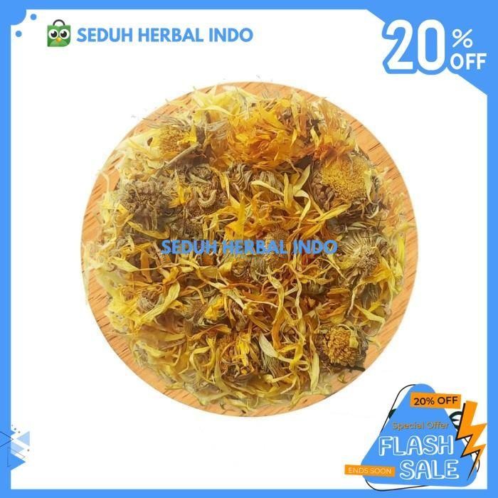 

(BUD) DRIED WHOLE CALENDULA BUD TEA / TEH BUNGA UTUH CALENDULA - 1 KG