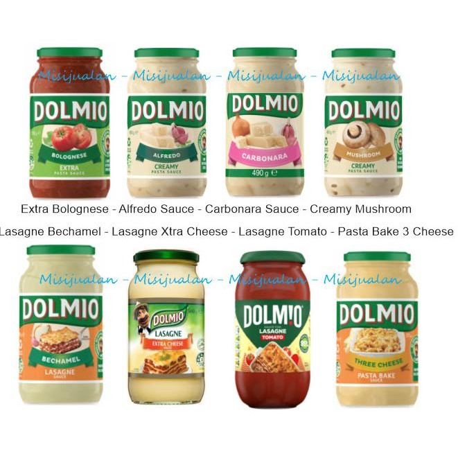 

Dolmio Pasta Sauce Xtra Bolognese Alfredo Carbonara Mushroom Lasagna |
