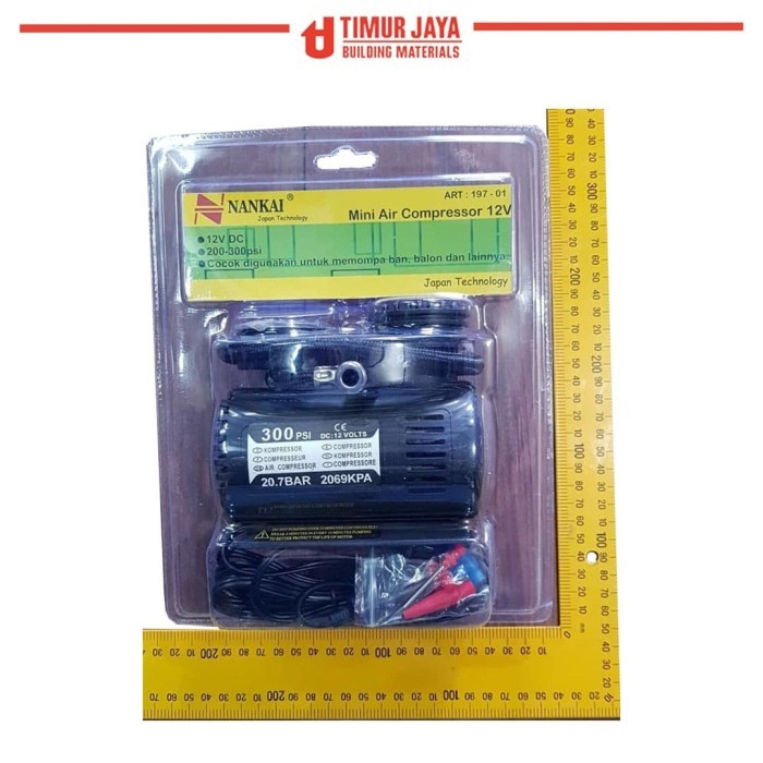 Mini Air Compressor / Pompa Angin Mobil / Kompresor Mini Kenmaster Gva