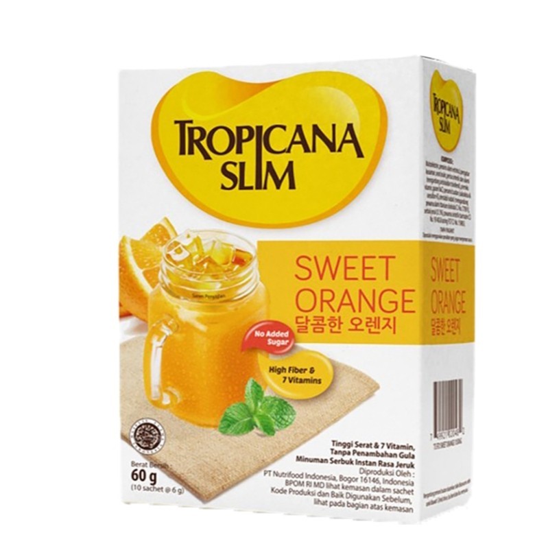 

TROPICANA SLIM Sweet Orange 10 x 6 g