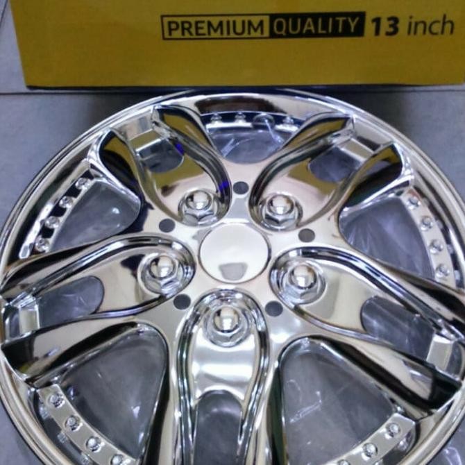 Sparepart Cover Velg Dop Roda Ring 13 Chrome