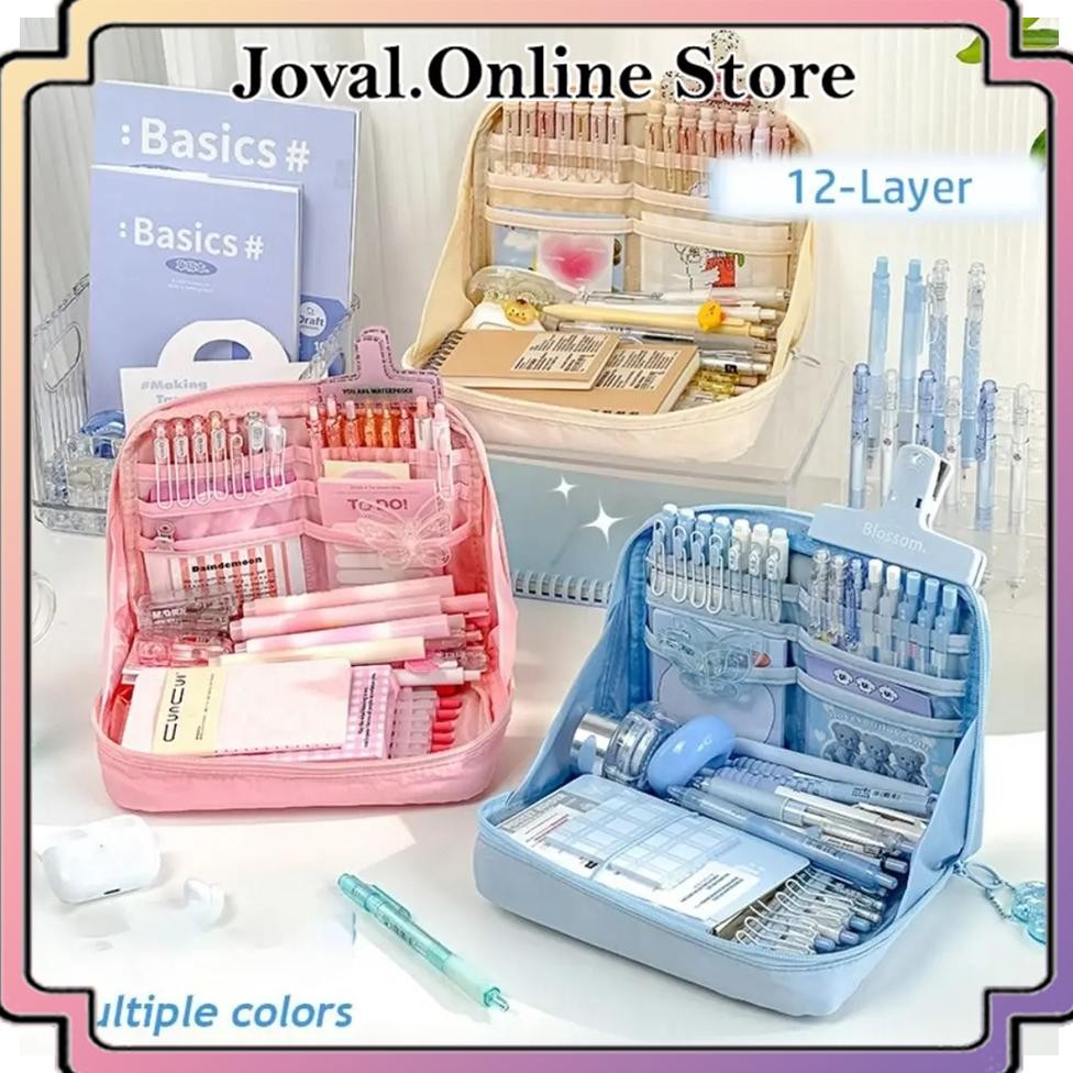 

SPECIAL TEMPAT PENSIL KOREA MULTI SEKAT UKURAN JUMBO gk-61