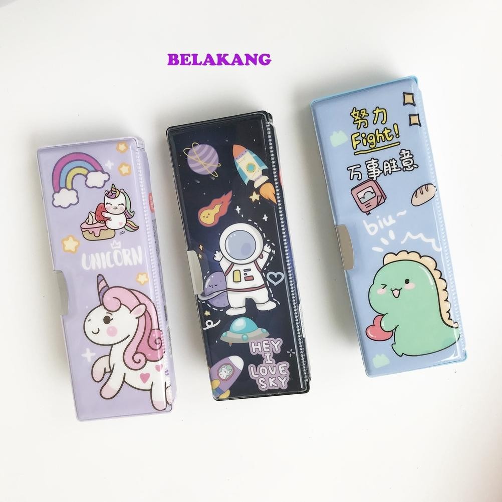 

TERLARIS Kotak pensil 3D / tempat pensil karakter / kotak pensil anak / pencil case / smiggle / tempat pulpen / tempat pensil / kotak alat tulis - KIDZLOVER ew-98