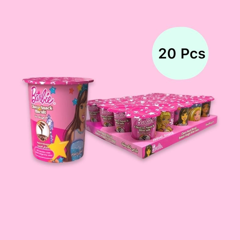 

GROSIR - Barbie Chocolate Mini 20 X 8 Gr Rasa Cokelat Biskuit Stick by Jadoel_Snack