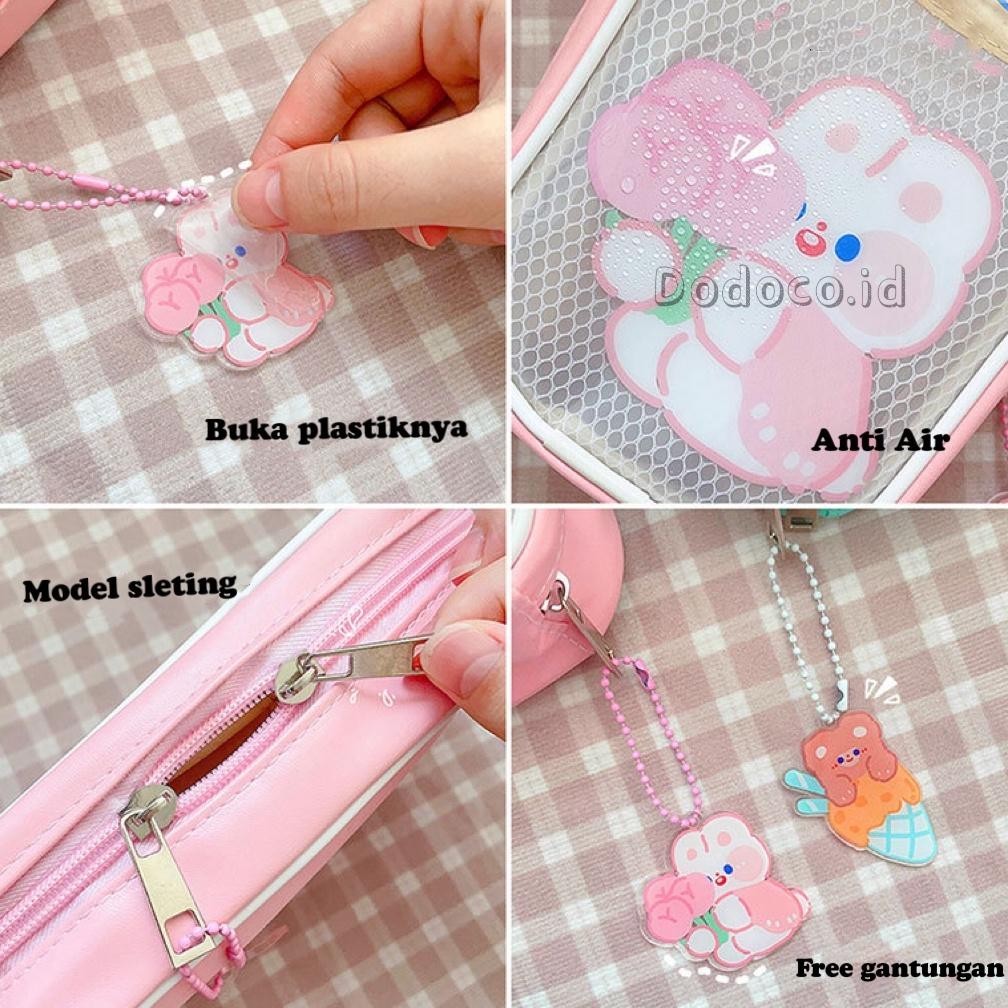 

COD Kotak Pensil Tarik 3 Slot Serbaguna Motif Cartoon Lucu KP08 ew-45