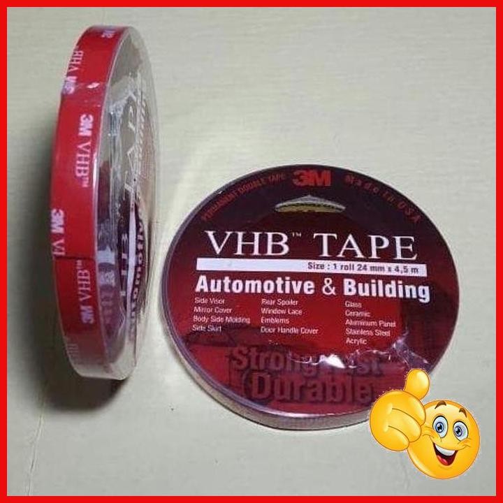 

[WJO] Double Tape 3M VHB Isolasi Ukuran 12 mm Perekat 3M Lem 3M