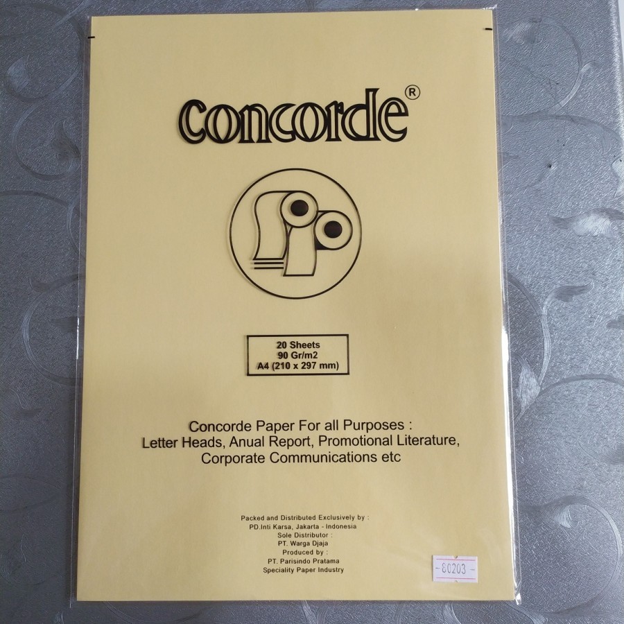 

Gramedia Cirebon - CONCORDE PK-CC CREAM 80203