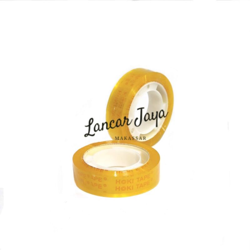 

Selotip Kecil Hoki 12 mm x 20 y Stationery Tape Mini 12mm x 20y