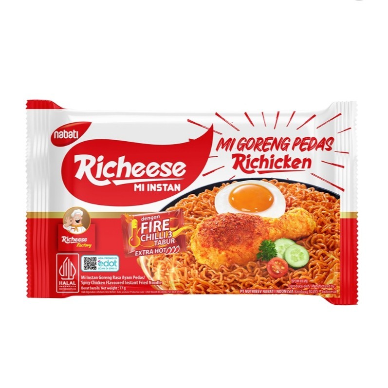 

Richeese Mie Instan Ramen Mi Goreng All variant - Red White