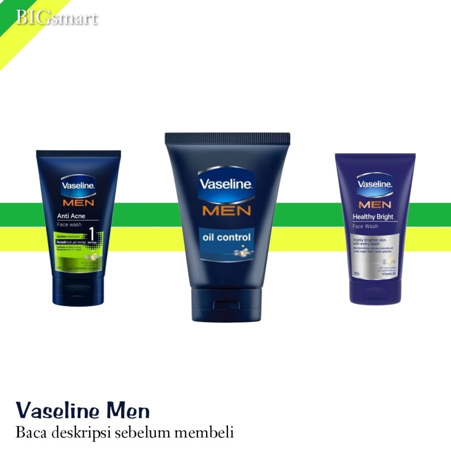 Vaseline Men Face Wash 100 g - Oil Control