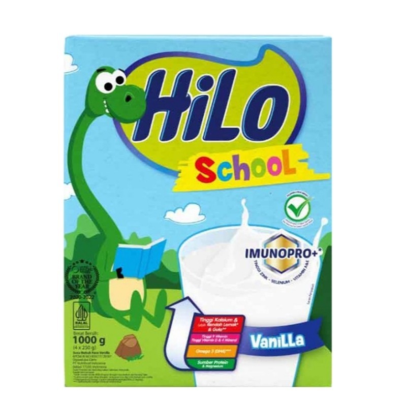 

HiLo School Vanilla Susu Tinggi Kalsium 1 kg