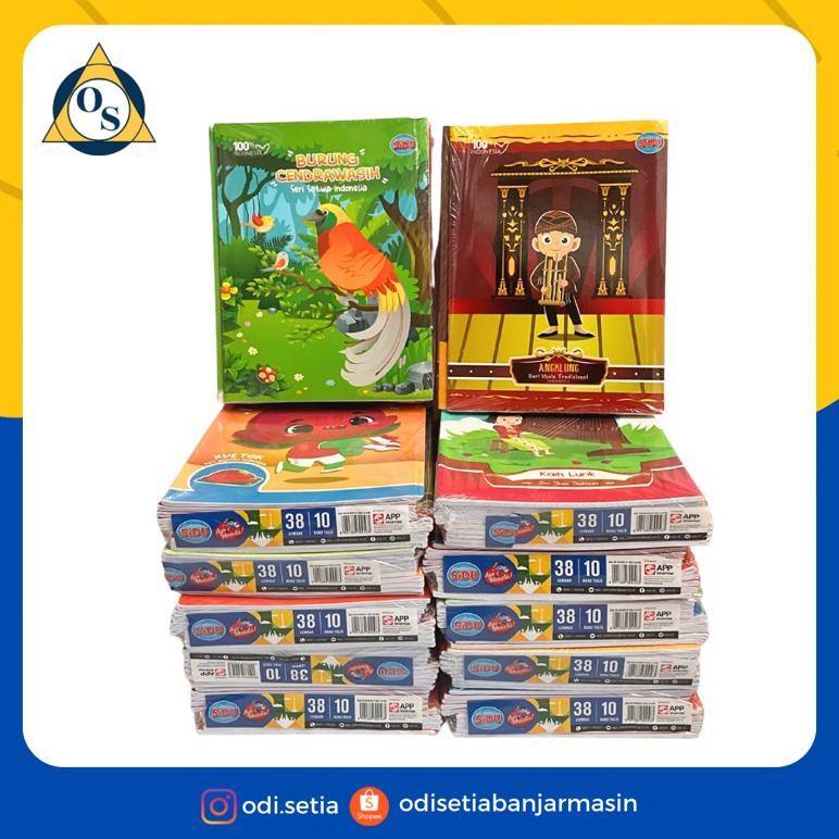 

ii-99 BUKU TULIS SIDU 38 LEMBAR KARAKTER Hemat